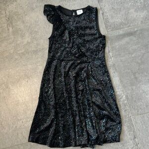 Zara Girls black sparkly dress